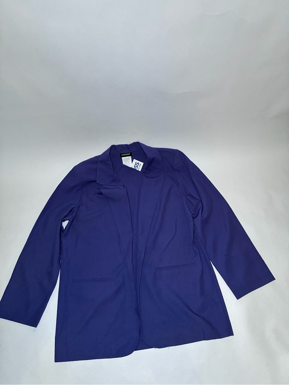 Courtenay Open-Front Purple Blazer Jacket